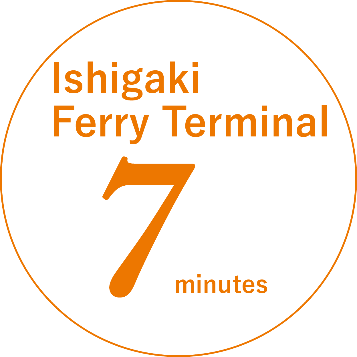 Ferry Terminal 7 minutes on foot